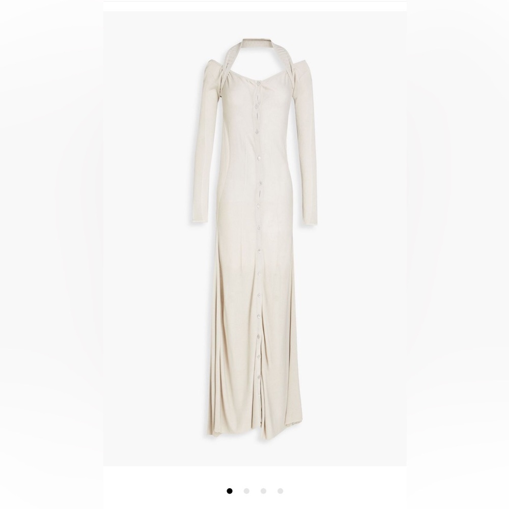 Jacquemus Light Grey Long Sleeve Dress
